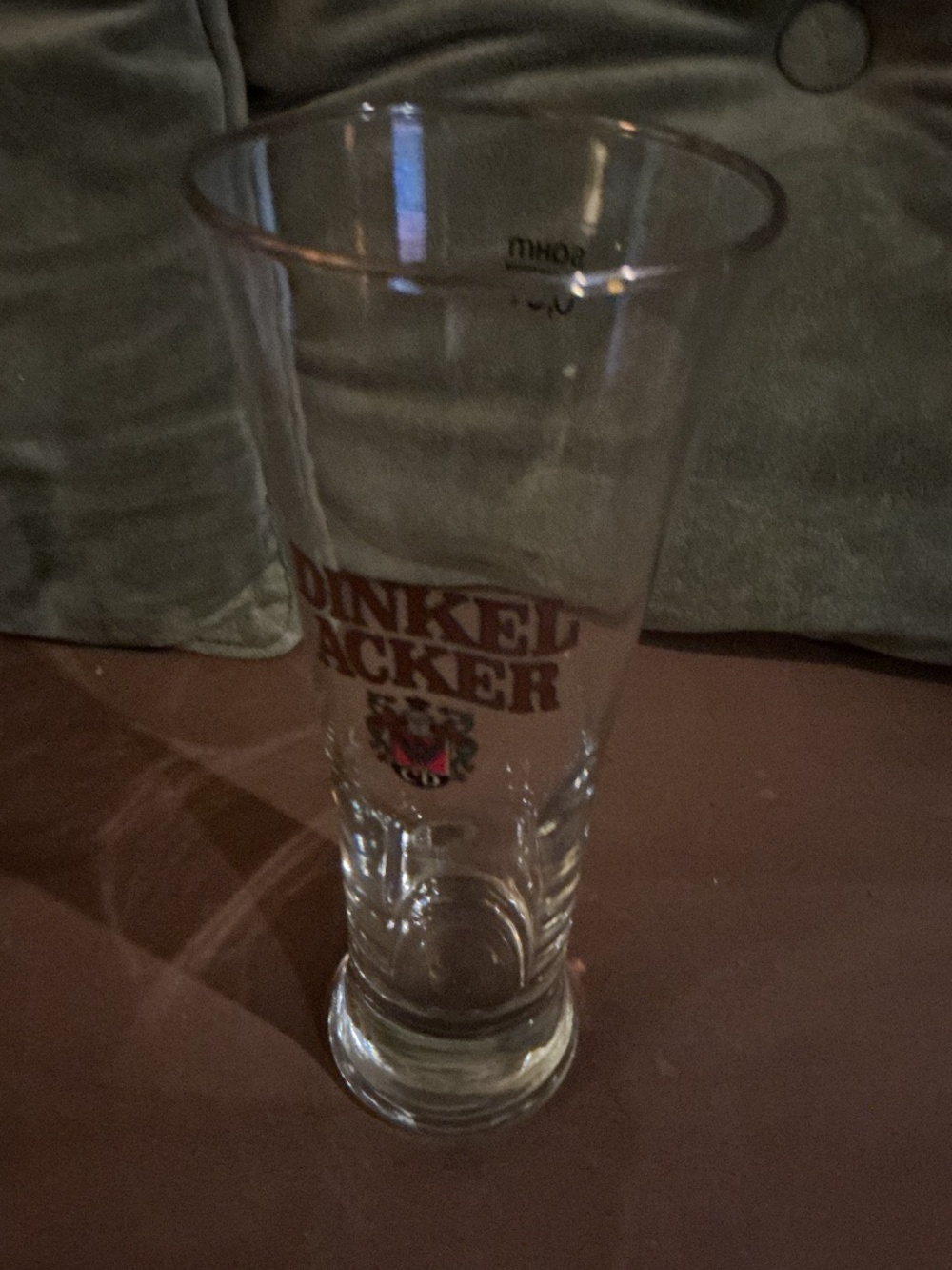 Beautiful Dinker Acker Pilsner Glasses (set of 6)